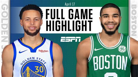 Golden State Warriors at Boston Celtics | Full Game Highlights - YouTube