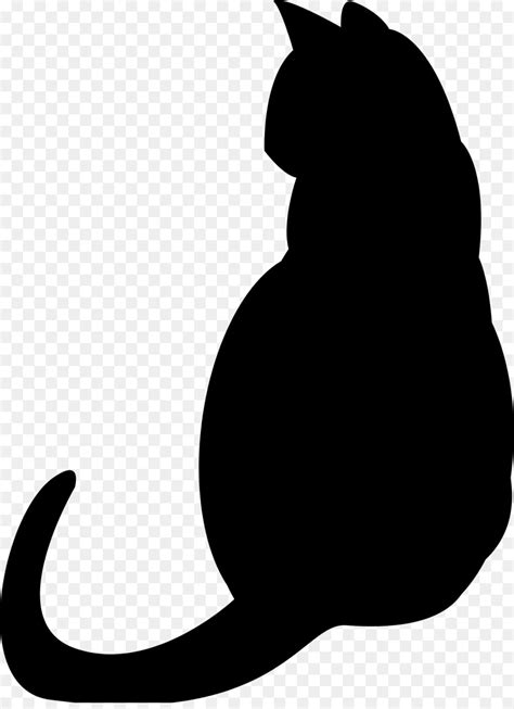 Free Cartoon Cat Silhouette, Download Free Cartoon Cat Silhouette png ...