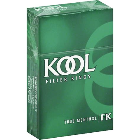 Kool Cigarettes, Filter Kings, True Menthol, 2-Way Box | Cigarettes ...