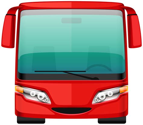 Red Bus PNG Clipart - Best WEB Clipart