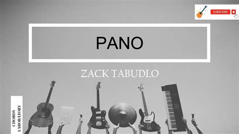 Pano Zack Tabudlo Guitar Chords - YouTube