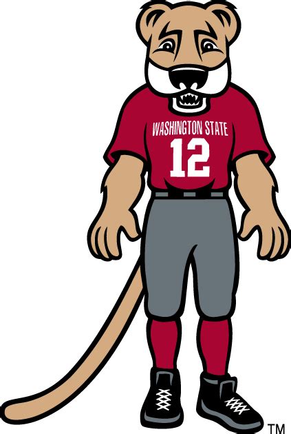 Washington State Cougars Mascot Logo - NCAA Division I (u-z) (NCAA u-z ...