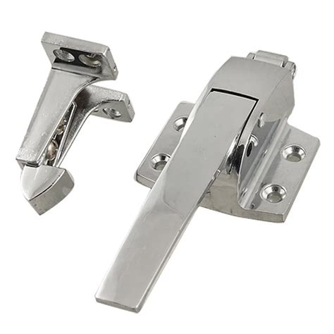 Keyed Padlock SilverTone Stainless Steel Spring Loaded Walk In Freezer ...