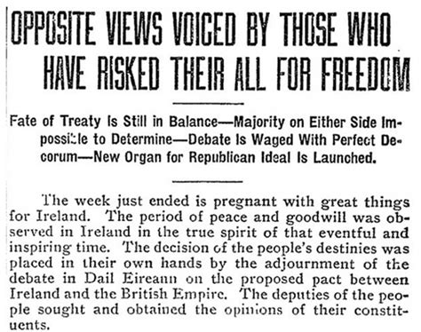 Dáil Éireann divides on the Treaty | An Phoblacht