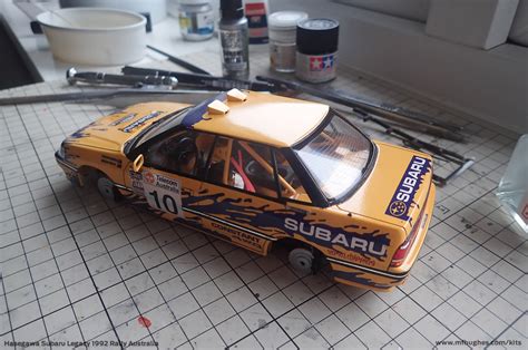 Hasegawa Subaru Legacy Rally Australia 1/24. Build Photographs and kit ...