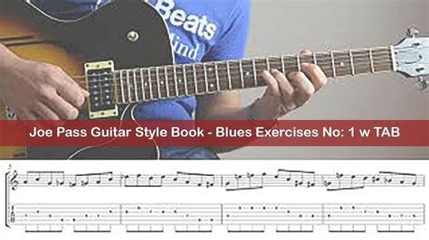 Joe Pass Guitar Style Book - Blues Exercises No: 1 w TAB - YouTube