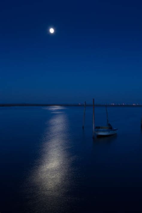 Moonlight over Lake · Free Stock Photo