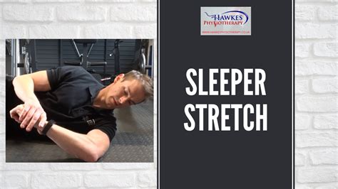 Sleeper stretch - Hawkes Physiotherapy