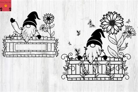 Gnome Garden Clipart Svg, Gnome Svg, Graphic by Chaicharee Design Shop · Creative Fabrica