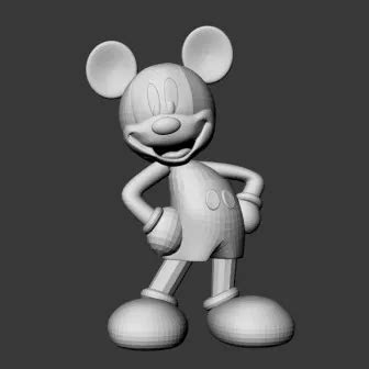 Mickey Mouse Free 3d Model - .Blend, .Obj - Open3dModel 6811