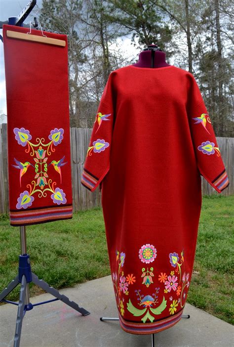 Women's Traditional Embroidered Powwow Regalia … | Native american ...