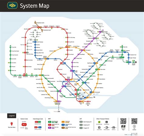 Singapore MRT Map 2023