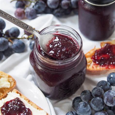 Concord grape jam - Caroline's Cooking