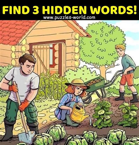 Picture puzzles | Hidden words, Hidden words in pictures, Hidden picture puzzles