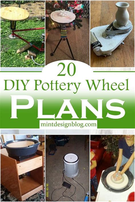 20 DIY Pottery Wheel Plans - Mint Design Blog