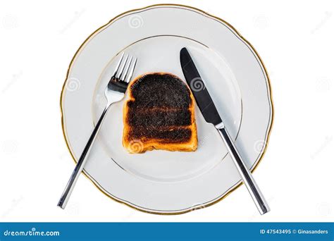 Burnt Toast Bread Slices Stock Photo - Image: 47543495