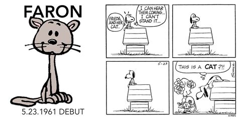 Charles M. Schulz Museum on Twitter: "It's #FaronDay! 🐈 Frieda's cat ...