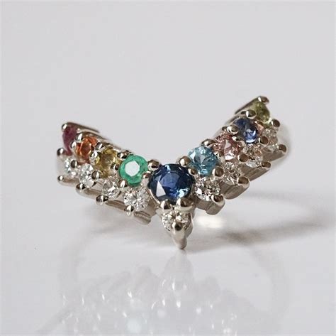 Rainbow Diamond Ring