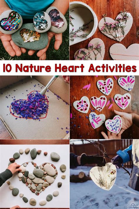 10 Nature Heart Activities for Kids • Little Pine Learners