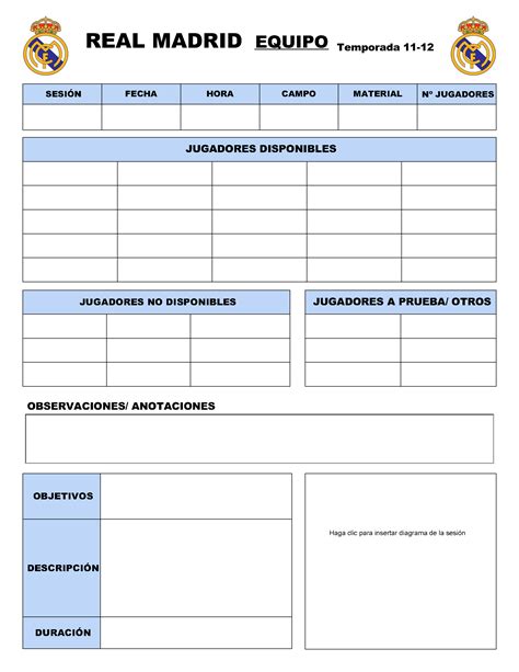 Coaching Session Plan Template