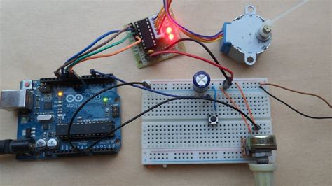 Arduino unipolar stepper motor control - YouTube