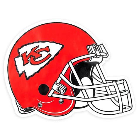 NFL Kansas City Chiefs Large Outdoor Helmet Graphic Decal | Kansas city chiefs logo, Nfl kansas ...