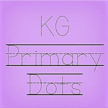 KG Primary Dots Lined Font: Personal Use by Kimberly Geswein Fonts