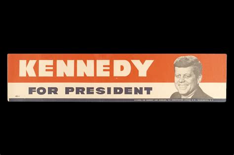 Political Campaign Bumper Sticker, "Kennedy for President" 1960 ...