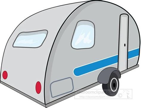 Recreational Vehicles-small rv trailers pod clipart