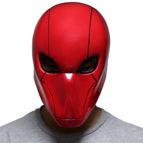 Red Hood Helmet Batman Under the Red Hood Cosplay PVC Full Head Mask Props Xcoser-in Costume ...