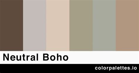 Boho - Color Palettes