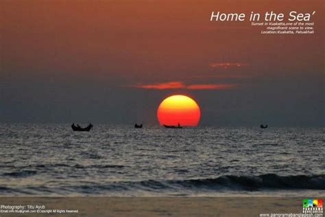 Sunset in the kuakata | Sunset, Beautiful, Bangladesh