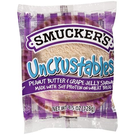 Smucker's Uncrustables Peanut Butter & Grape | Snackoree.com