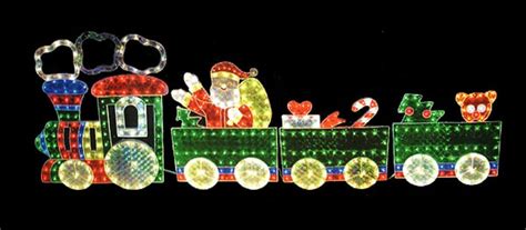 Lighted Christmas Train Yard Art | Noconexpress