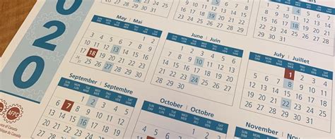 Government of canada calendar 2023