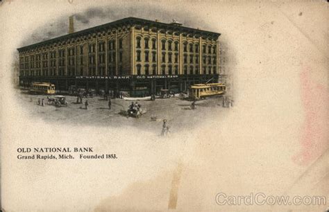 Old National Bank Grand Rapids, MI Postcard