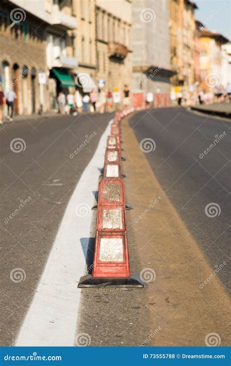 Traffic dividers stock photo. Image of driving, divider - 73555788