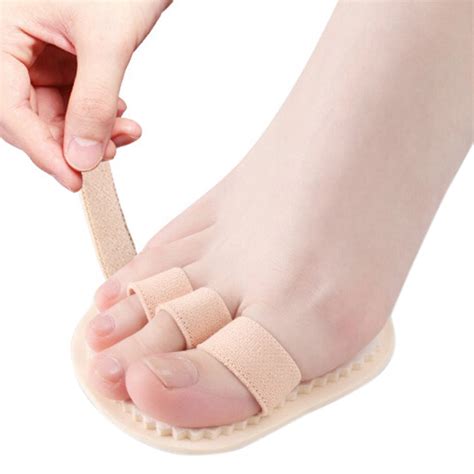 Orthopedic Metatarsal Rings Hammer Toe Separator Correction Straightener Feet Care Overlapping ...