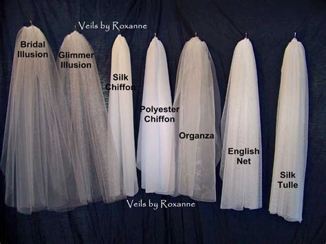 Chiffon veil|Illusion veil|Silk Veil|English net veil|French net veil