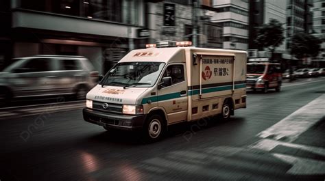 Ambulance Driving On The Street In Shanghai, Ambulance Running, Hd Photography Photo, Car ...