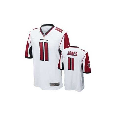 [Game]Atlanta #11 Julio Jones Football Jersey(White)