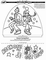 Dome Light Designer  Jammin Concert Coloring Page Crayolacom sketch template