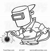Welder Coloring Page Pages sketch template
