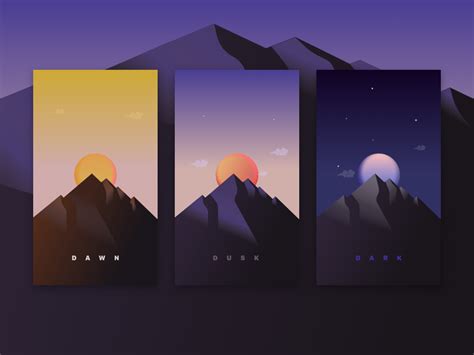 Dawn. Dusk. Dark | Illustration | Dawn and dusk, Illustration, Dusk