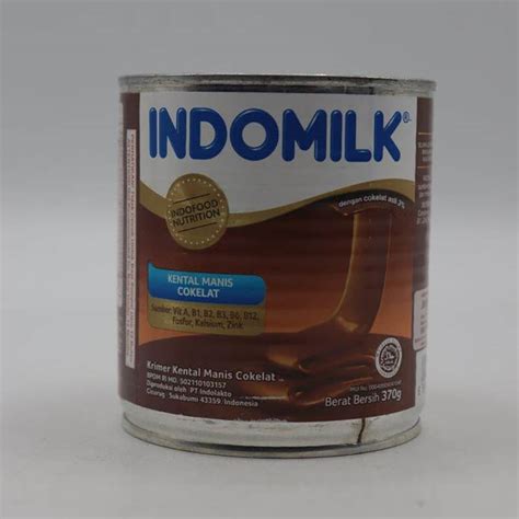 *INDOMILK CHOCOLATE SWEETENED CONDENSED CREAM 48X370G CAN – Fairplus ...