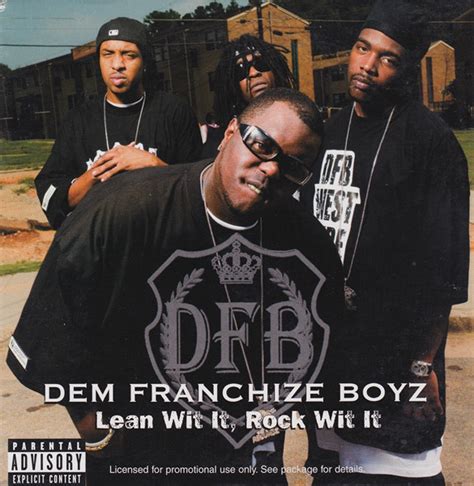 Dem Franchize Boyz Feat. Lil Peanut* And Charlay - Lean Wit It, Rock Wit It (2006, Cardboard ...