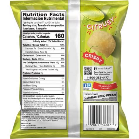 Lay's® Limon Potato Chips, 1 oz - Dillons Food Stores