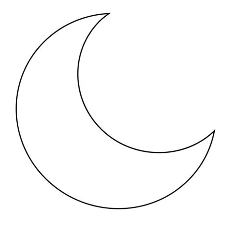 Moon Printable Coloring Pages