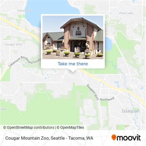 How to get to Cougar Mountain Zoo in Issaquah by Bus?