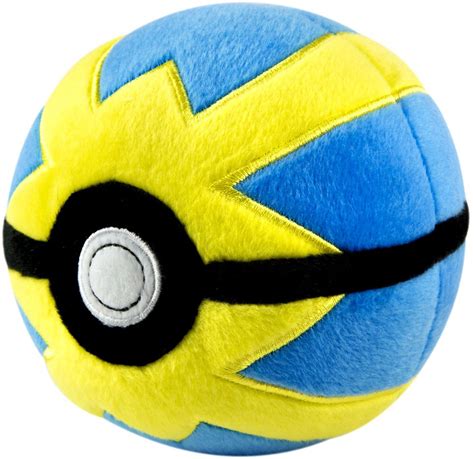 Pokemon Quick Ball 5 Pokeball Plush Tomy Inc - ToyWiz